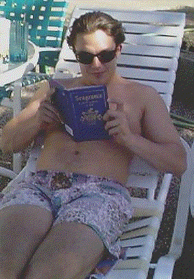 Brian reading