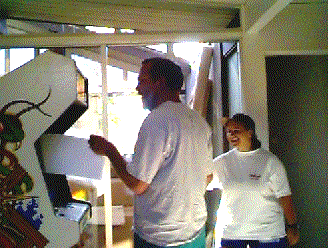 George and MJ with Centipede