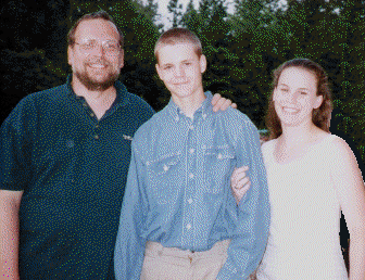 george nick and becky at graduation