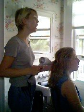 only her hairdresser knows for sure...