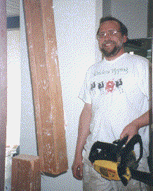 George with Chainsaw