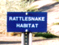 rattlesnake sign