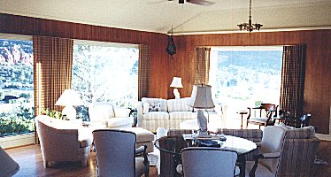 sedona house living room view